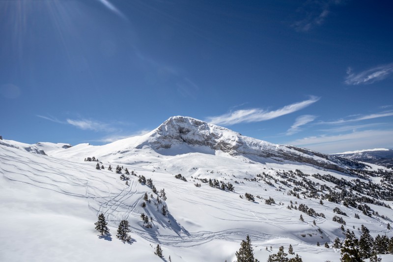 Montagne ski alpin